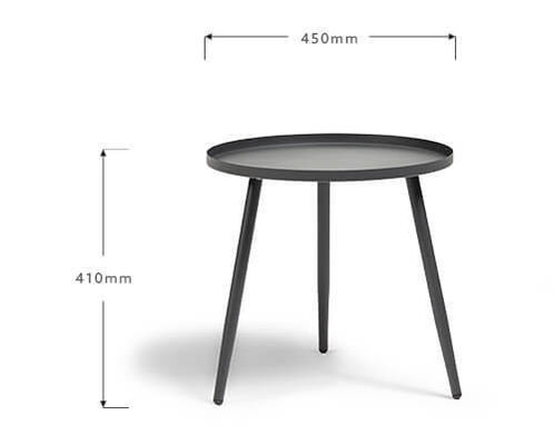 Meubles d'extérieur Ensemble de jardin en acier Rattan en plastique 2 sièges Ensemble de bistrot pour patio