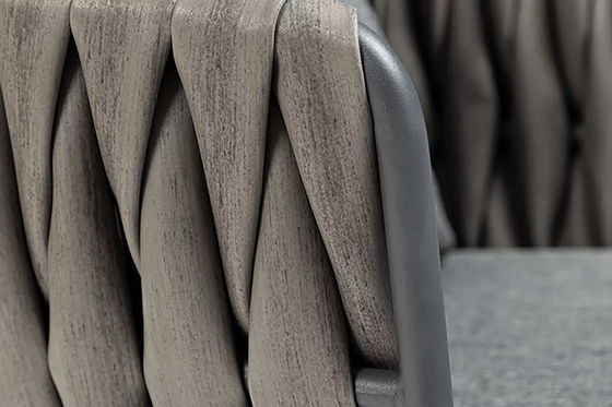 Meubles d'extérieur Ensemble de jardin en acier Rattan en plastique 2 sièges Ensemble de bistrot pour patio