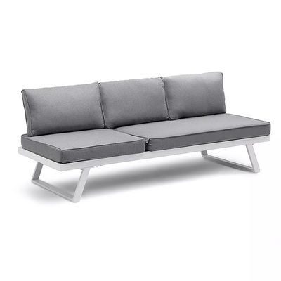 AJUNION Meubles d'extérieur modernes en forme de U Ensemble de meubles d'extérieur en aluminium