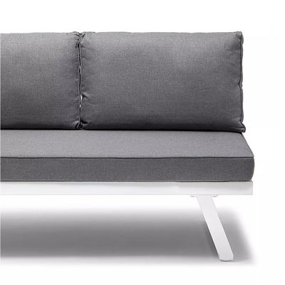 AJUNION Meubles d'extérieur modernes en forme de U Ensemble de meubles d'extérieur en aluminium