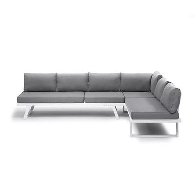 Ensemble de jardin AJUNION Armature en aluminium Meubles d'extérieur Ensemble de salon Sofa sectionnel modulaire