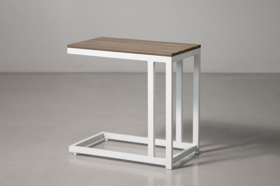 Ensemble de meubles de patio en aluminium de style design moderne avec table et salle à manger réglables