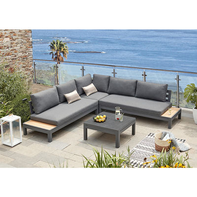 Y courrier d'emballage AJUNION Meubles de jardin moderne de luxe en forme de L