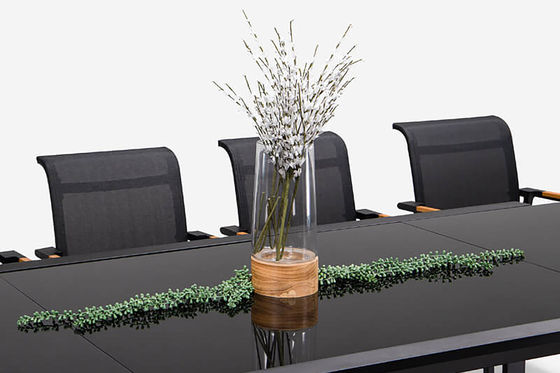 Table à manger extérieure en aluminium