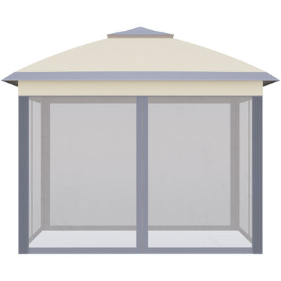 Résistant à la pourriture L330 x W330 x H288cm AJUNION Jardin Pavillon extérieur Canopy Shade Pop Up Tent