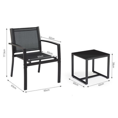 Style de design minimaliste AJUNION 2 Meubles d'extérieur pour jardin et balcon