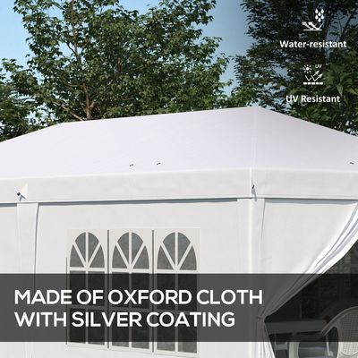 AJUNION Taille personnalisée Tente de fête en plein air Tente de gazebo pop up avec tissu haute densité