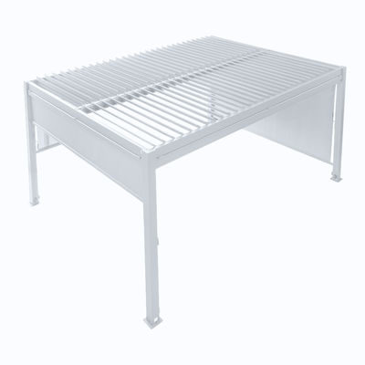Capacité de chargement 172 kg Pergola à verrière de jardin avec cadre en aluminium à commande manuelle