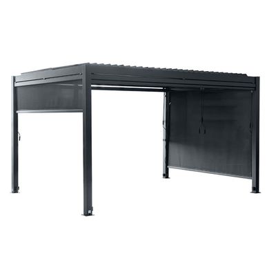 Couverture en aluminium en extérieur, couverture bioclimatique, couverture imperméable au soleil, couverture de jardin, pont de pergolas