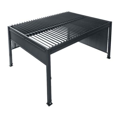 Couverture en aluminium en extérieur, couverture bioclimatique, couverture imperméable au soleil, couverture de jardin, pont de pergolas