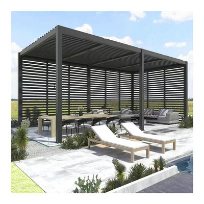 Arches Design AJUNION 3x4M Pergola en aluminium bioclimatique à louve pour une vie en plein air