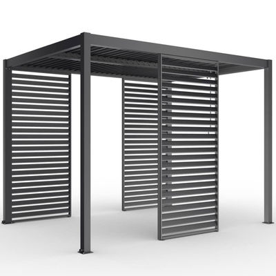 Arches Design AJUNION 3x4M Pergola en aluminium bioclimatique à louve pour une vie en plein air