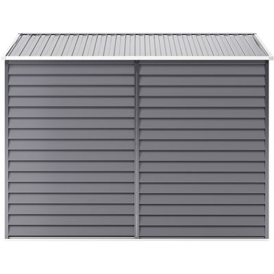 43kg AJUNION Maison de jardin en métal Entrepôt bâtiment hangar Solution étanche et durable