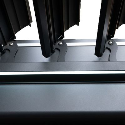 Arches Design AJUNION 3x4M Pergola en aluminium bioclimatique à louve pour une vie en plein air