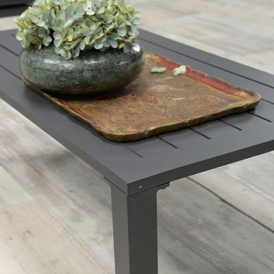 Ensemble de meubles extérieurs à 5 places en aluminium pour la vie extérieure moderne