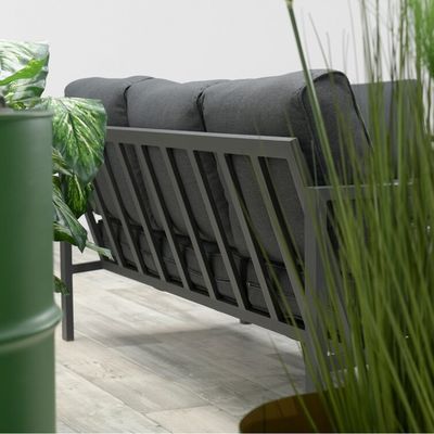 Ensemble de meubles extérieurs à 5 places en aluminium pour la vie extérieure moderne
