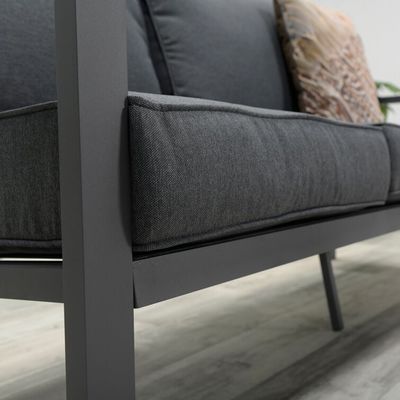 Ensemble de meubles extérieurs à 5 places en aluminium pour la vie extérieure moderne