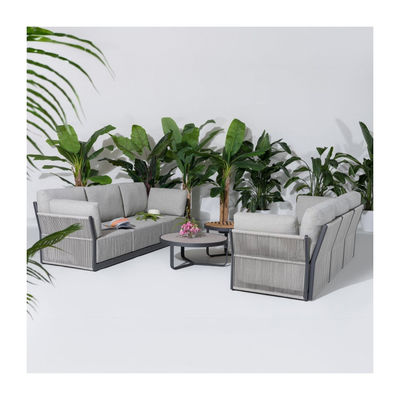 Meubles de patio de luxe moderne canapé de jardin pour jardin de villa style moderne