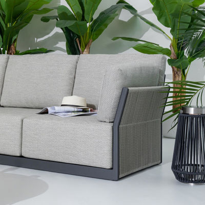Meubles de patio de luxe moderne canapé de jardin pour jardin de villa style moderne
