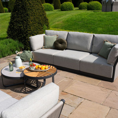 Meubles de patio de luxe moderne canapé de jardin pour jardin de villa style moderne