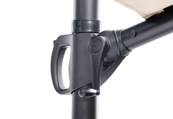 Parapluie en porte-à-faux de jardin de style moderne avec conception imperméable et poids de 18,2 kg