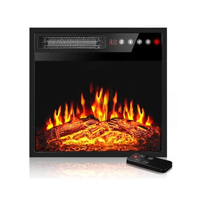 18 pouces de cheminée électrique mur monté avec thermostat réglable et télécommande