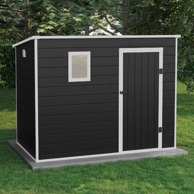 Organisez efficacement vos outils de jardinage avec la maison de jardin verrouillable W236xD130xH194cm