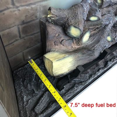 Découvrez la chaleur et l'ambiance du chauffe-feu électrique moderne AJUNION de 33 pouces