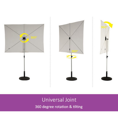 Moderne Design Rectangle Balcon Ombrelle de soleil avec un auvent étanche par AJUNION