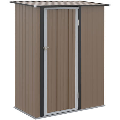 AJUNION 5x3FT Galvanisés en acier étagère extérieure pour les outils durables et le stockage de vélo