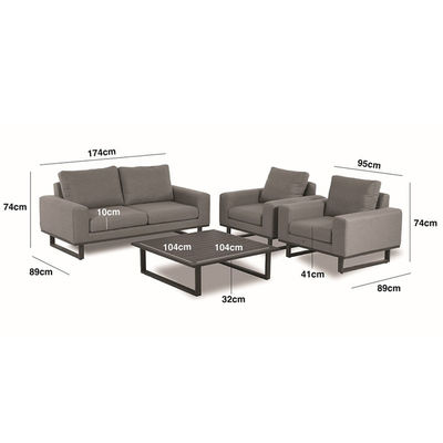 Élevez votre jardin avec AJUNION Tous les temps Tissu Meubles d'extérieur Canapé Salon