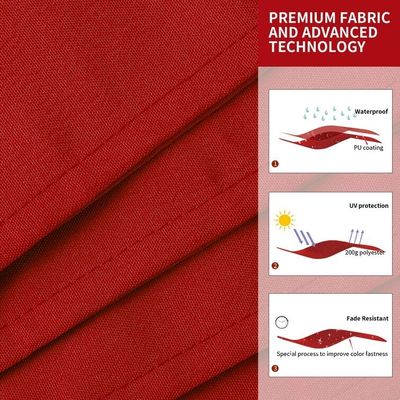 Parapluie suspendue en acier inoxydable pour meubles d'extérieur