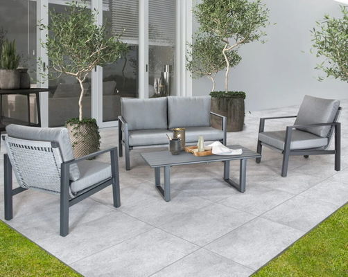 Détente au bord de la plage Le canapé de jardin en aluminium de luxe AJUNION