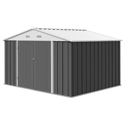 Outils de rangement en extérieur Grandes portes en acier de 66,5 pouces