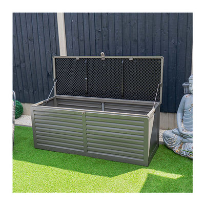 Boîte de rangement de jardin en polypropylène extérieur pour le patio près de la piscine
