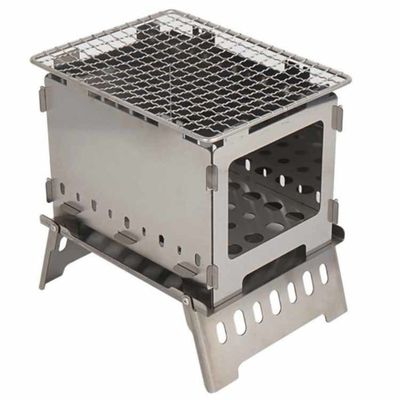 20*15*21 cm ou OEM Fours en acier inoxydable Mini Poêle à camping pliable pour pique-nique