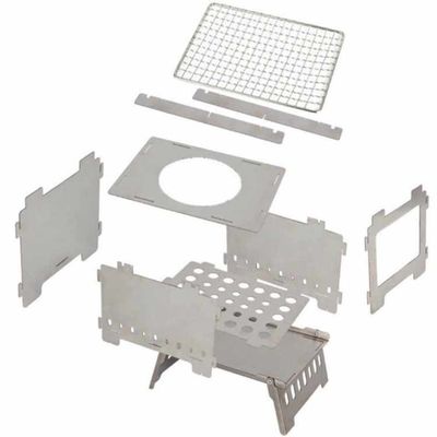 20*15*21 cm ou OEM Fours en acier inoxydable Mini Poêle à camping pliable pour pique-nique