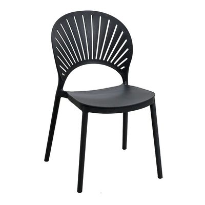 Table à manger ronde et chaise de taille L 52 x W45 x H83cm