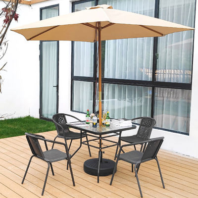 Parapluie en bois pour jardin extérieur