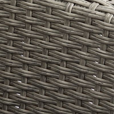 Une boîte de rangement de coussin de tissage de rotin Un incontournable pour les outils verrouillage et roues inclus