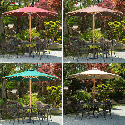 Parapluie en bois pour jardin extérieur
