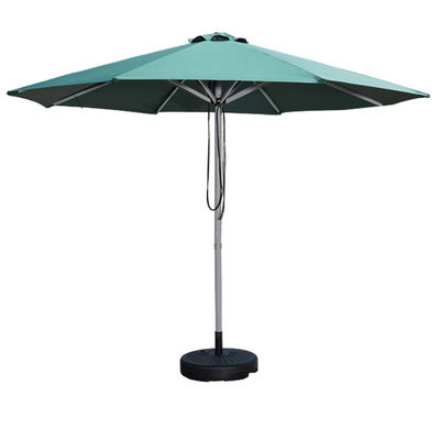 Meubles d'extérieur Tube en alliage d'aluminium Ronde à corde de traction Parapluie pour patio et piscine