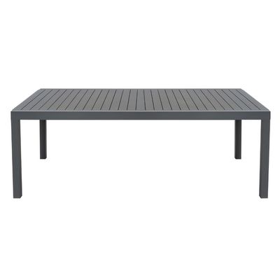 Meubles de restaurant extérieur Ensemble de salle à manger en métal avec 8 sièges Table extensible par AJUNION