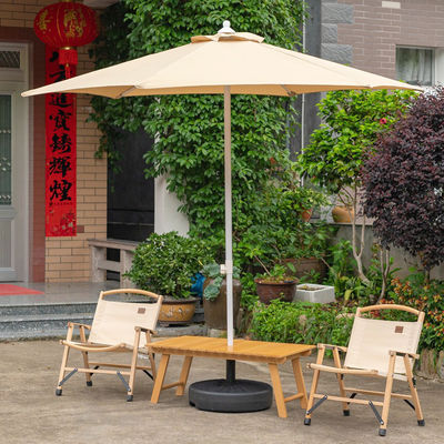 Camping rond en aluminium centre pôle parapluie pour restaurant extérieur café hôtel jardin de plage