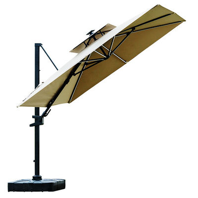 Emballage du courrier parapluie de jardin en aluminium parapluie pour extérieur