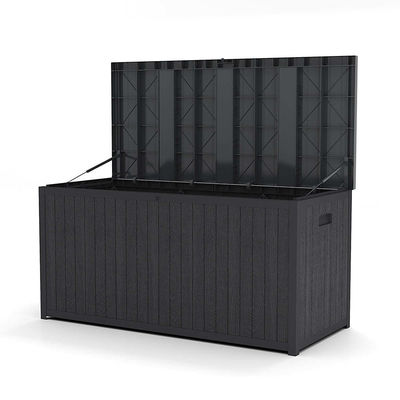 Boîte de rangement extérieure résistante aux intempéries pour une charge de jardin > 10 kg, largeur 56 x longueur 125 x hauteur 61,5 cm