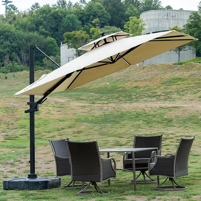 Emballage du courrier parapluie de jardin en aluminium parapluie pour extérieur