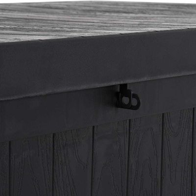 Boîte de rangement extérieure résistante aux intempéries pour une charge de jardin > 10 kg, largeur 56 x longueur 125 x hauteur 61,5 cm