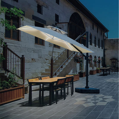 Emballage du courrier parapluie de jardin en aluminium parapluie pour extérieur
