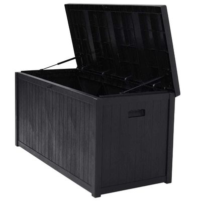 Boîte de rangement extérieure résistante aux intempéries pour une charge de jardin > 10 kg, largeur 56 x longueur 125 x hauteur 61,5 cm